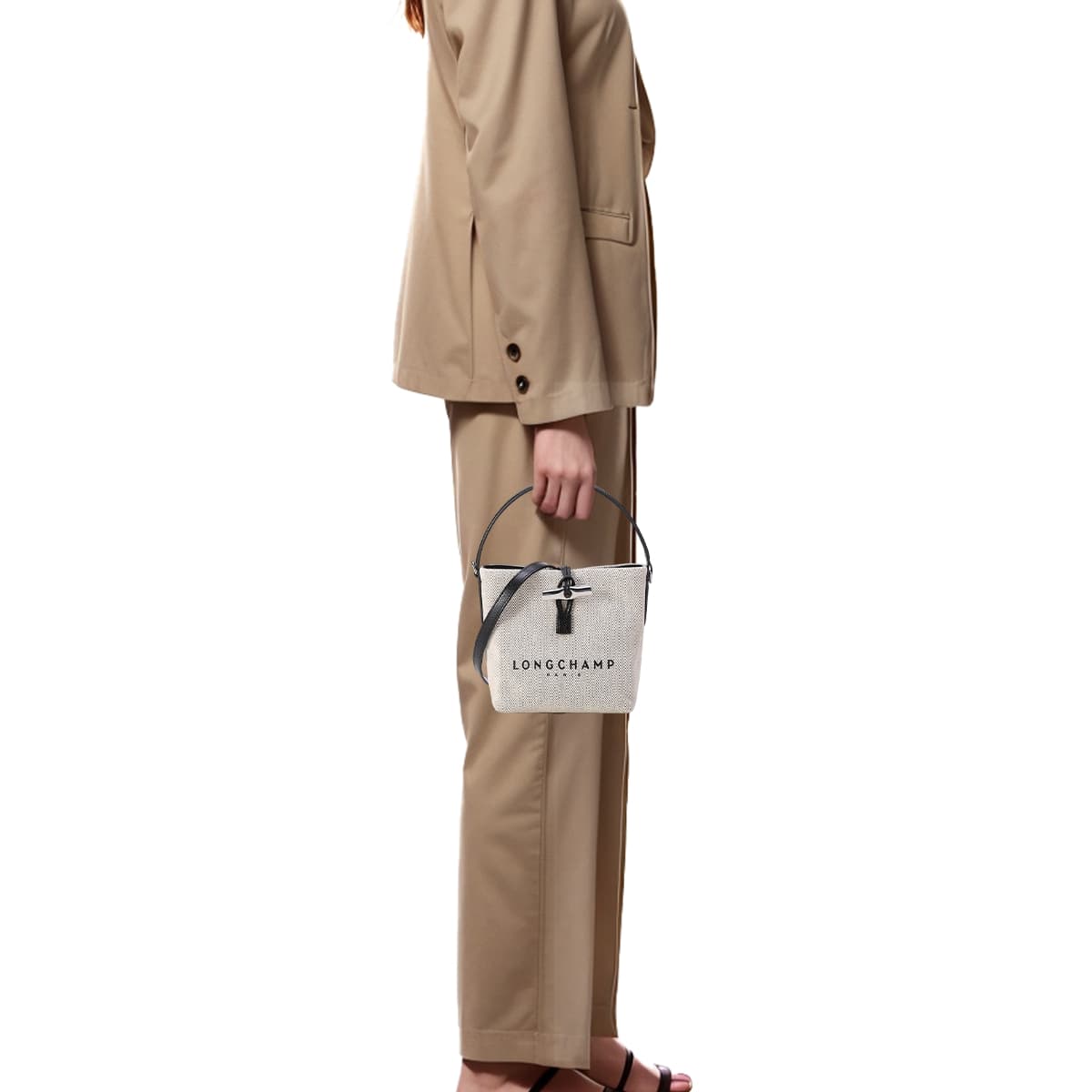 Сумка LONGCHAMP Roseau 17 Logo - изображение 7