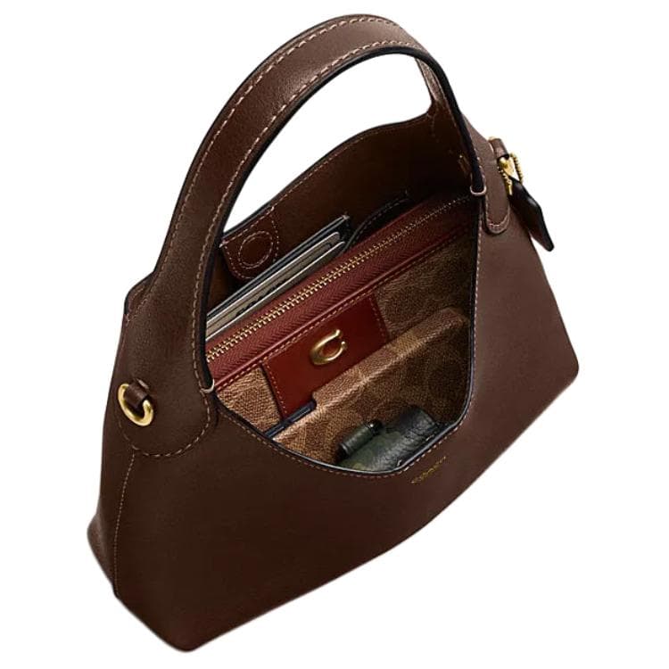 Сумка COACH Brooklyn Коровья кожа Сумка через плечо Одно плечо Мини-версия Женская Кленовый лист - изображение 4