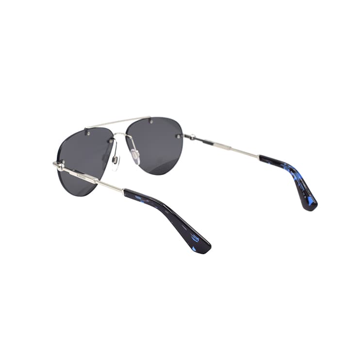 Солнцезащитные очки Burberry Aviator Солнцезащитные очки Женские Серебряные - изображение 3
