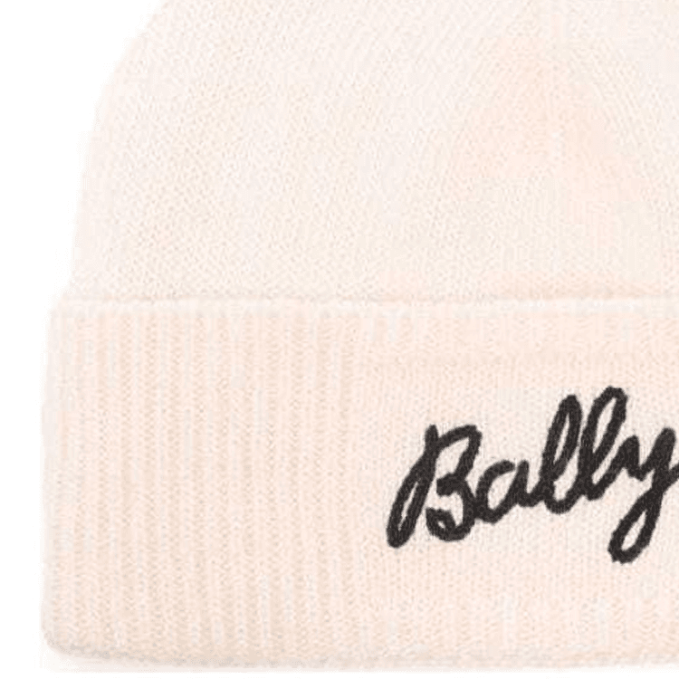 Шапка BALLY Шапка из мериносовой шерсти Мужская Розовая - изображение 3