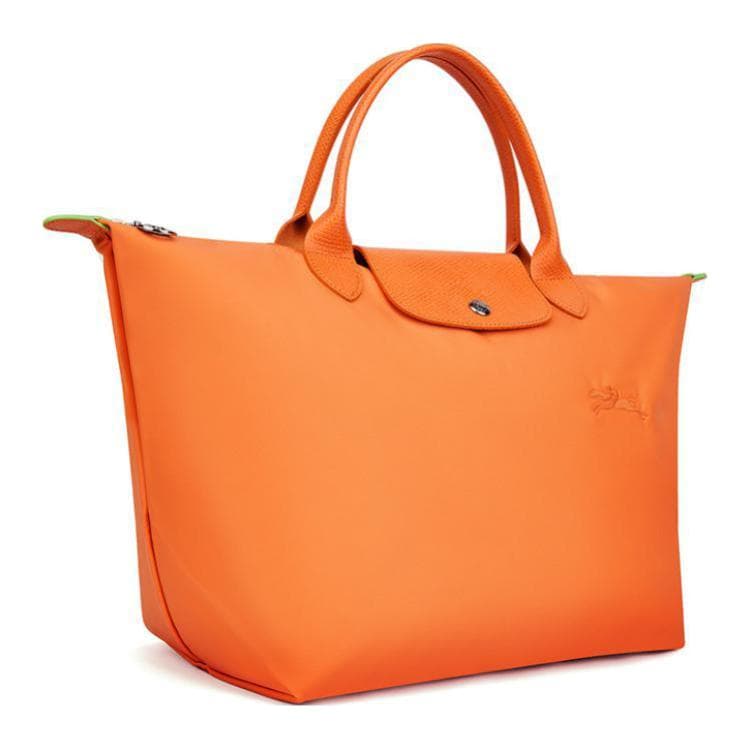 Сумка LONGCHAMP Le Pliage Green Полиамид Сумка Средняя Женская Оранжевая - изображение 3