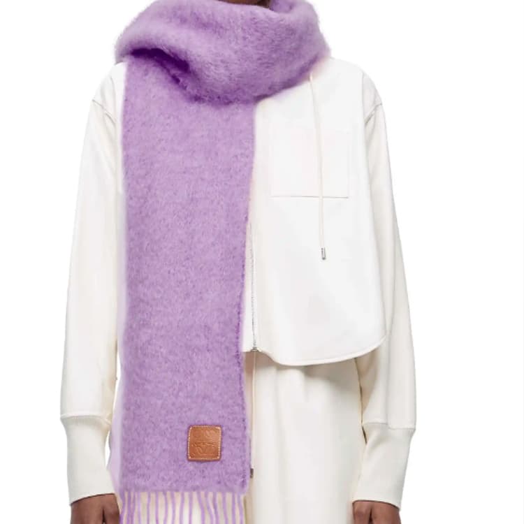 Шарф LOEWE Scarf Purple - изображение 5