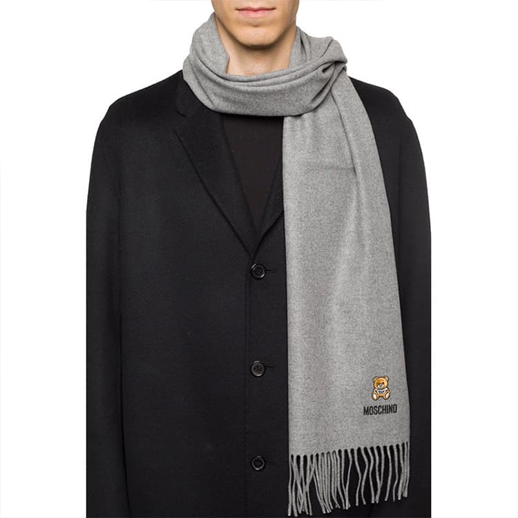 Шарф Moschino Scarf Light Grey - изображение 2