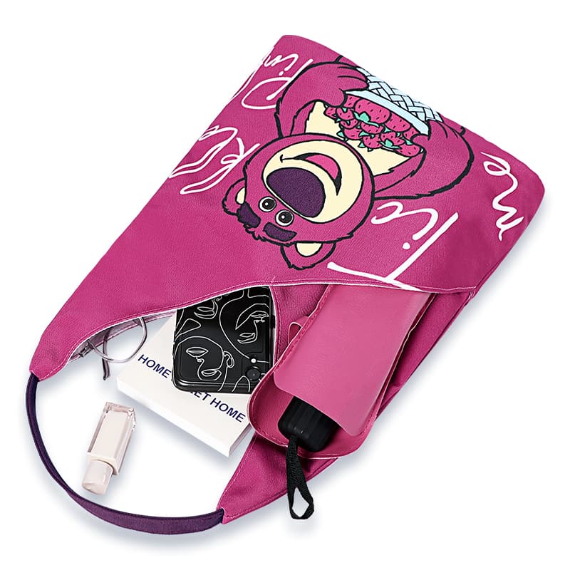 Мини-сумка Коллекция Disney Lotso Коллекция Mickey Mouse Холщовая сумка с одним плечевым ремнем холщовая сумка - изображение 2