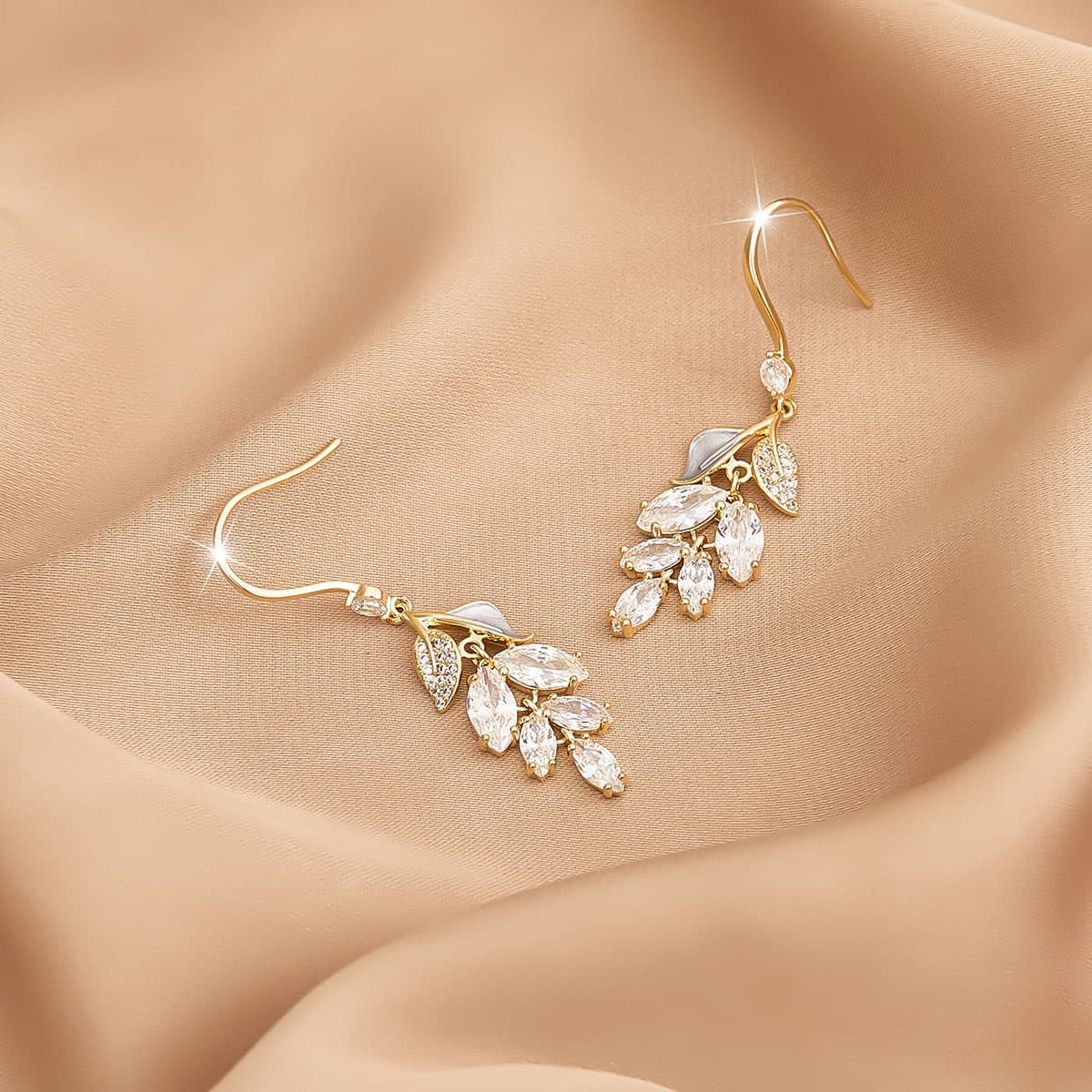Серьги HMZ Серьги Золотые Женские - изображение 2