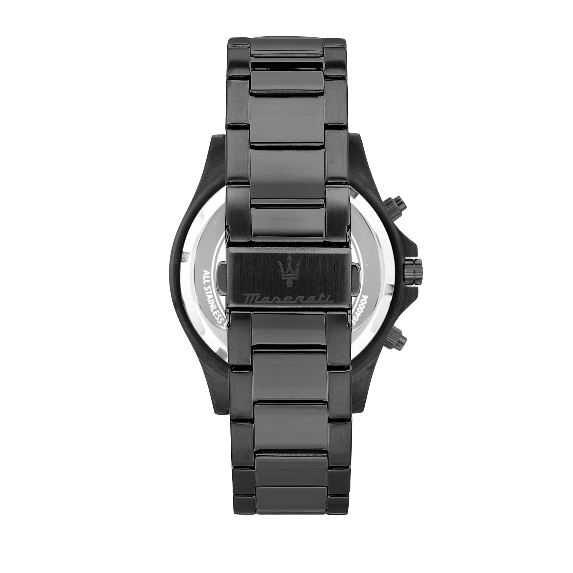 Механические часы Maserati Challenge Collection Black Myth Часы с ремешком на запястье кварцевый механизм металлический с шнуровкой 44 мм - изображение 3
