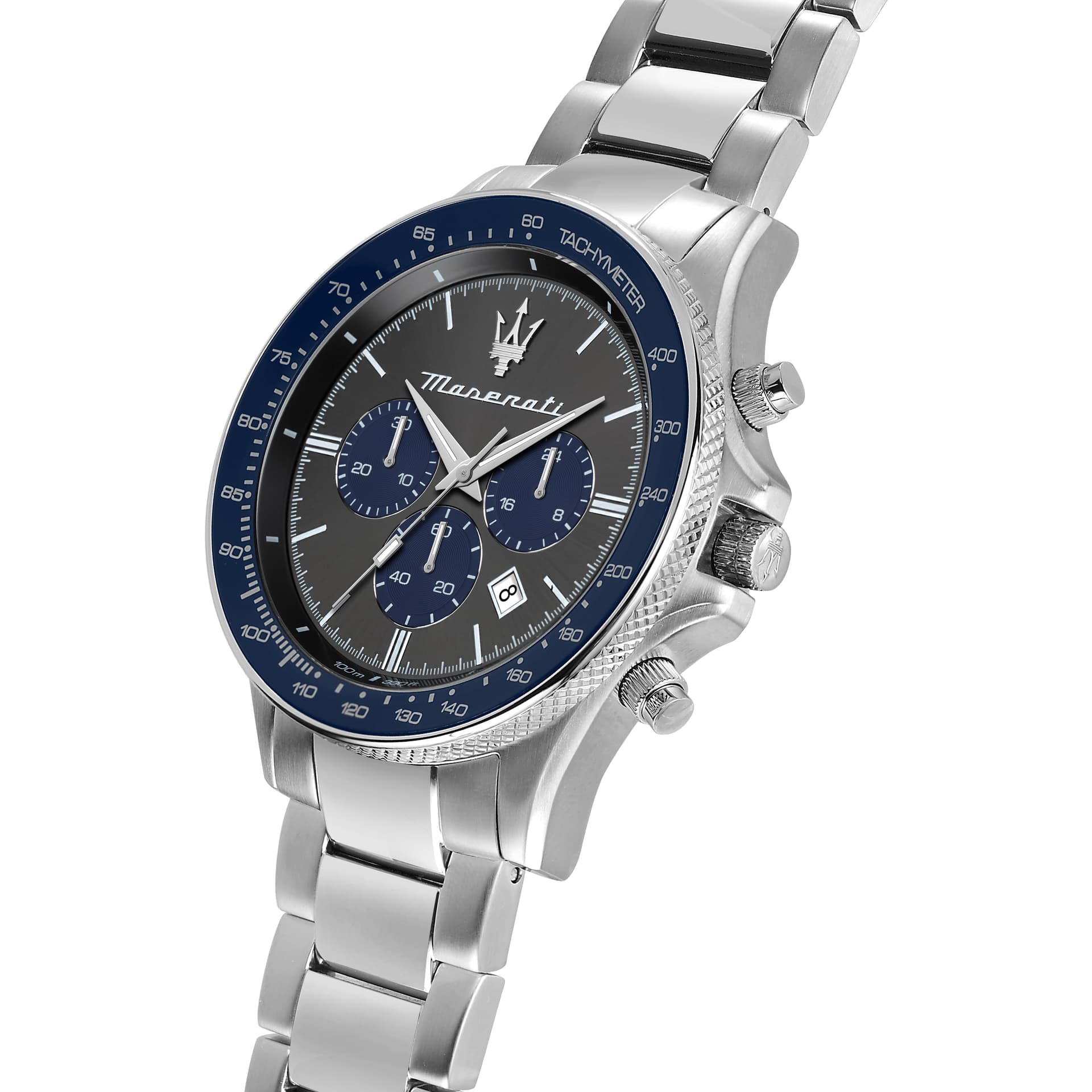 Механические часы Maserati Challenge Collection Часы с ремешком на запястье кварцевый механизм металлический с шнуровкой 44 мм - изображение 2