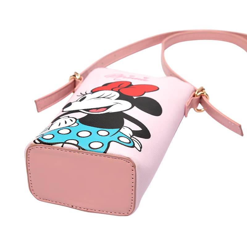 Сумка для телефона Disney Minnie Mouse Mickey Mouse ПВХ Сумка через плечо Чехол для телефона Женский Розовый Экрю Розово-красный - изображение 9