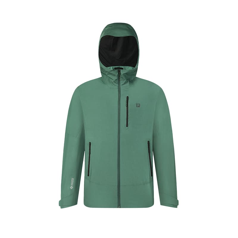 Куртка FILA x BBC EARTH Куртка Мужская Халцедон Зеленый - изображение 3