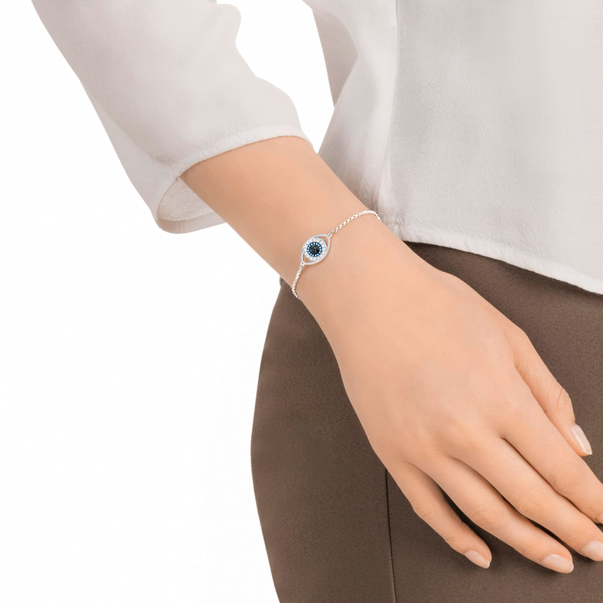 Браслет Swarovski Remix Evil Eye Bracelet Silver - изображение 3