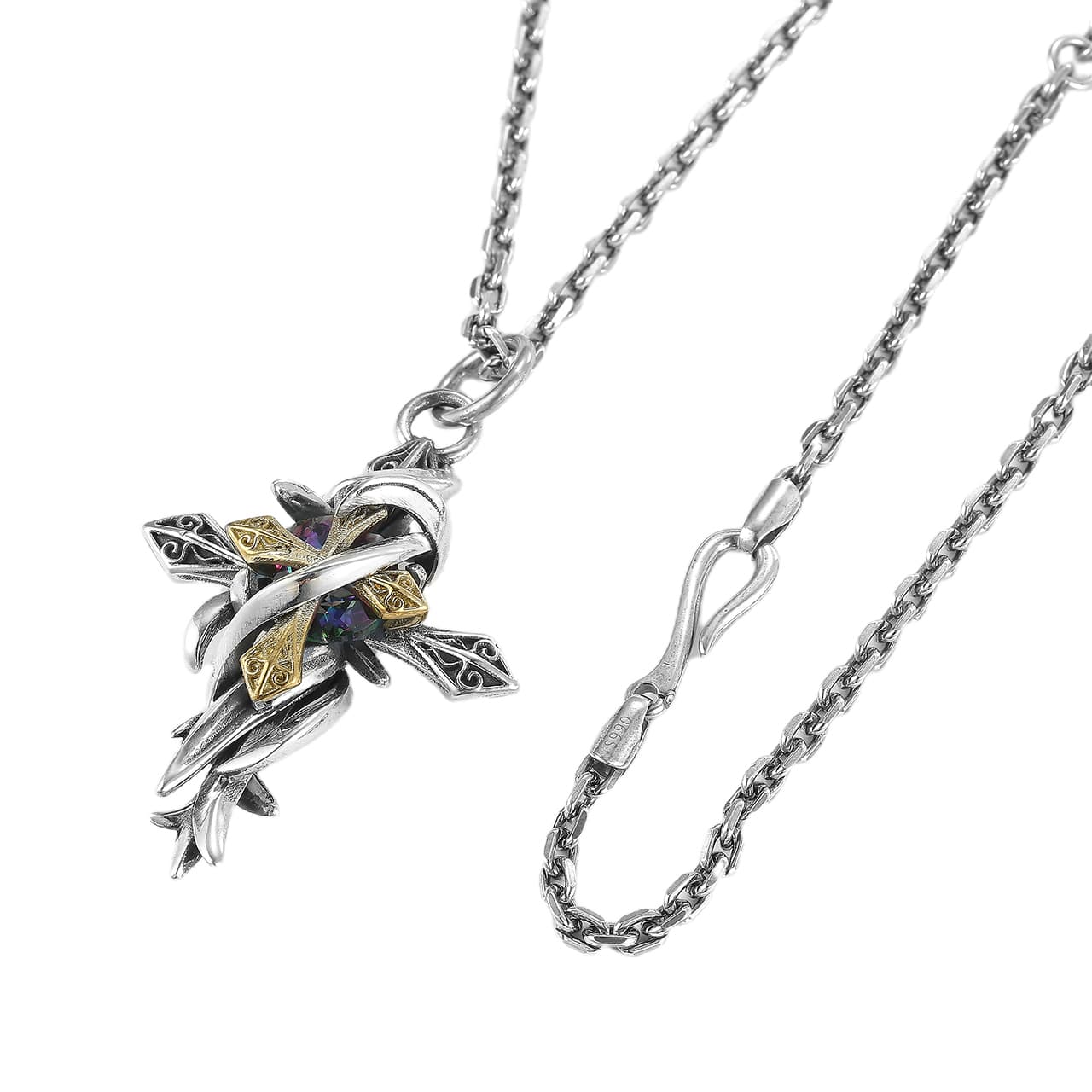 Кулон Ruibeila Double Layer Cross Pendant - изображение 6