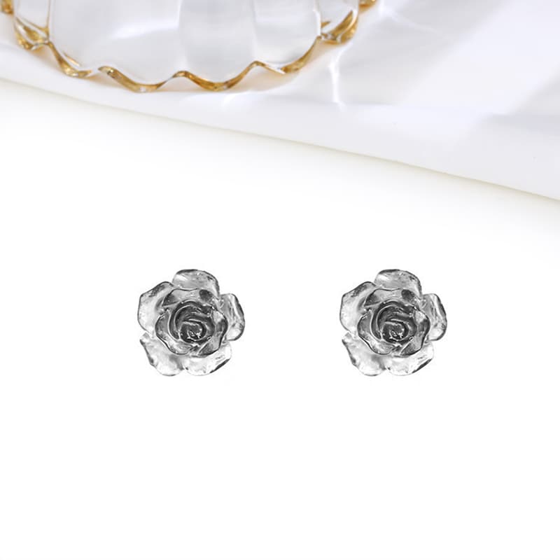 Серьги Yingbaibao Dark Night Black Rose - изображение 2