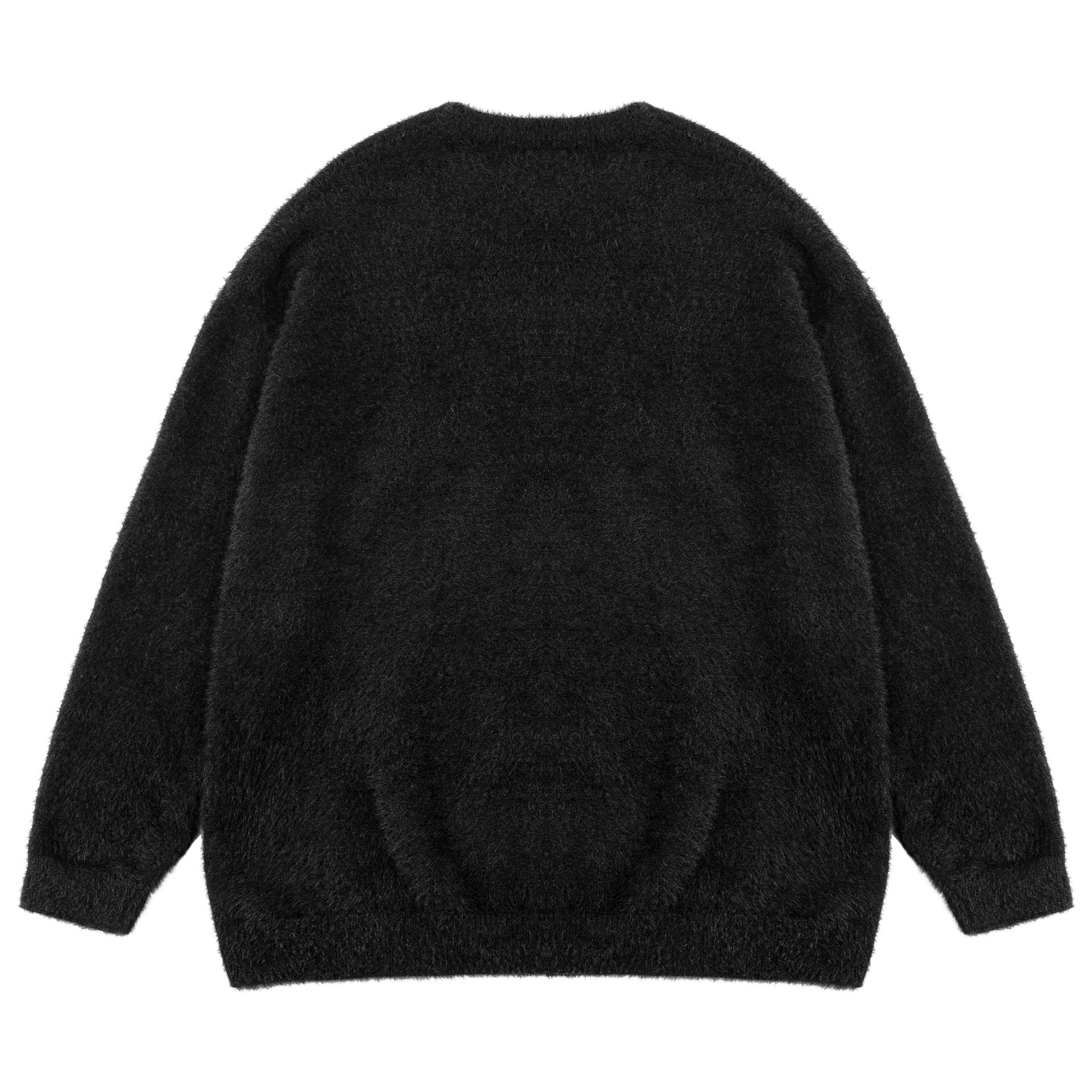 Кофта XINYINSU 24FW Свитер Унисекс Черный - изображение 2