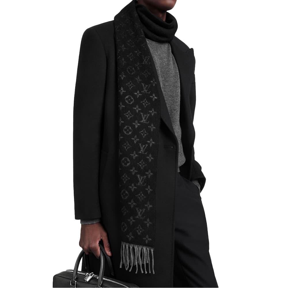 Шарф Louis Vuitton Cashmere Scarf Men - изображение 4