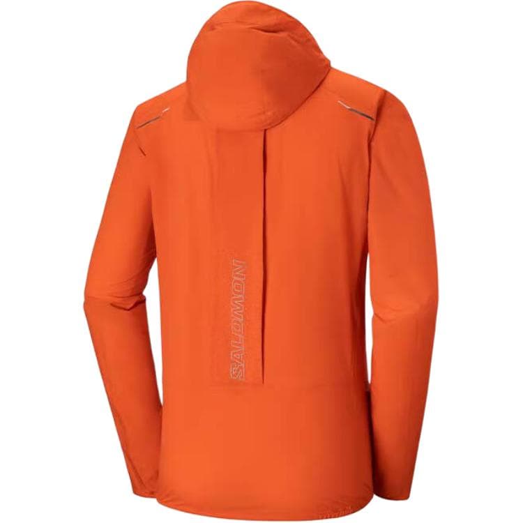 Salomon Bonatti Trail JKT Беговое пальто мужское красный томатный цвет - изображение 2
