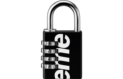 Supreme x Master Lock Numeric Combination Lock Black - изображение 2