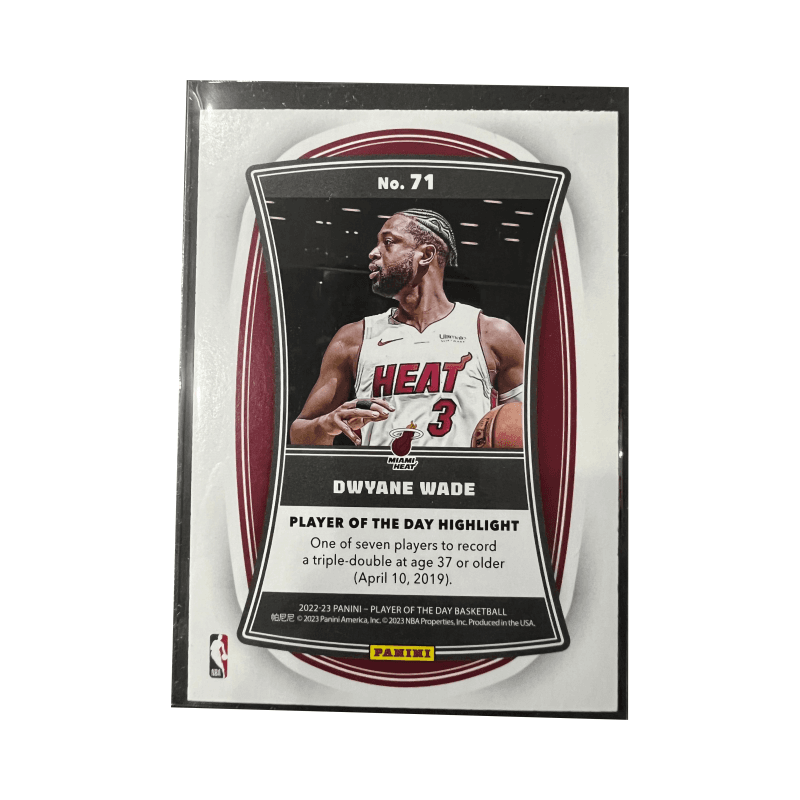 Коллекционные карточки PANINI Дуэйн Уэйд PANINI Термокарта Команда Spirit Flash Wade РАРНАя Спортивная карта 1 шт - изображение 2