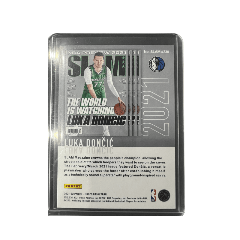 Коллекционные карточки PANINI Dallas Mavericks Лука Дончич Журнал Лука Дончич RARE Спортивные карточки 1 шт - изображение 2