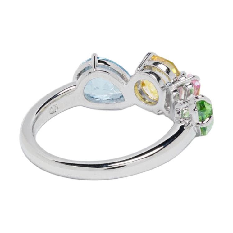 Кольцо Swarovski Металлические Кольца Женские Серебряные - изображение 3