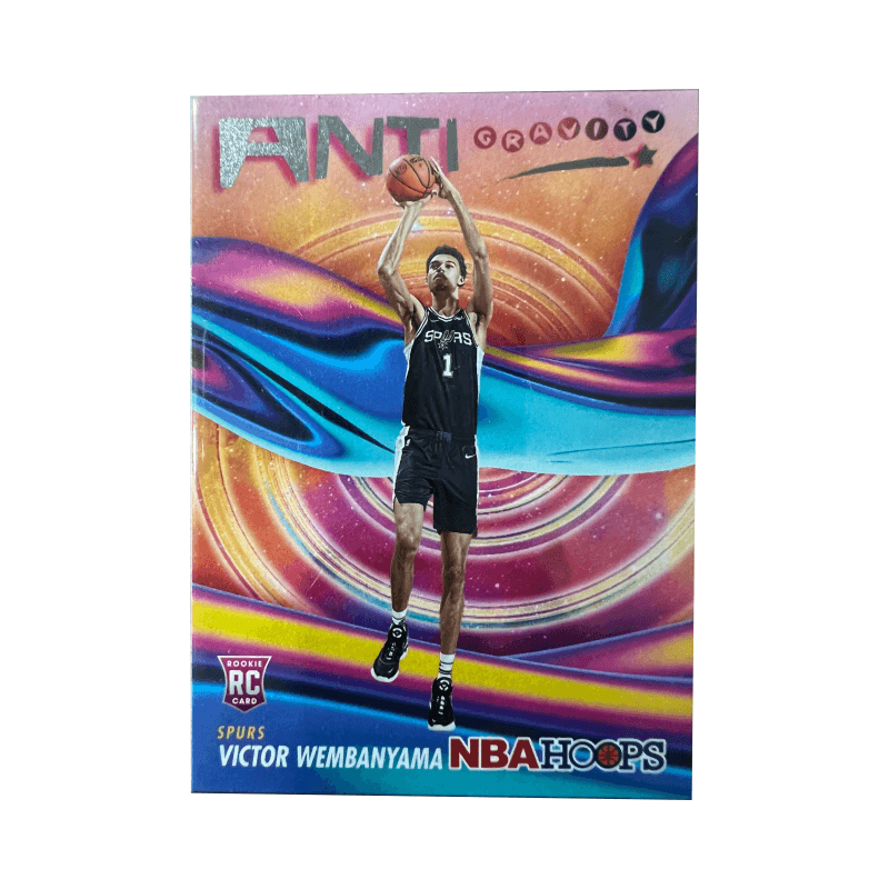 Коллекционные карточки PANINI Wembanyama Spurs Торнадо Картины в масле Особенная карта РАРНАя карта Спортивные карты 1 шт - изображение 1