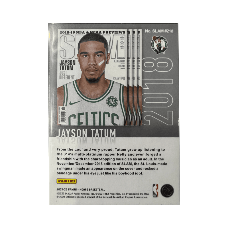 Коллекционные карточки PANINI 2021 22 Баскетбол NBA Celtic Tatum Журнал Teka Total Champion РАРНА Спортивная Картина 1 шт - изображение 2