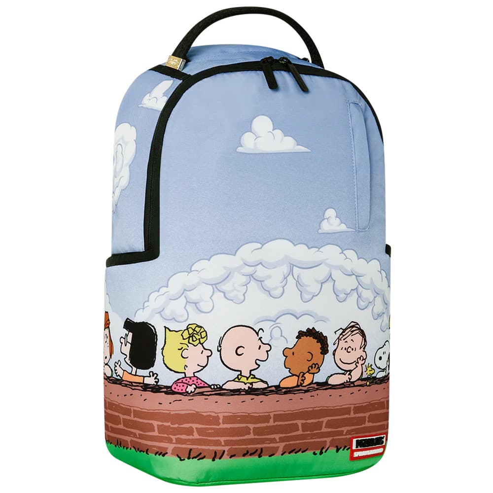 Рюкзак SPRAYGROUND SNOOPY Коллаборация Полиэстер Рюкзак Стандартный (Стандартный) Унисекс Многоцветный - изображение 2