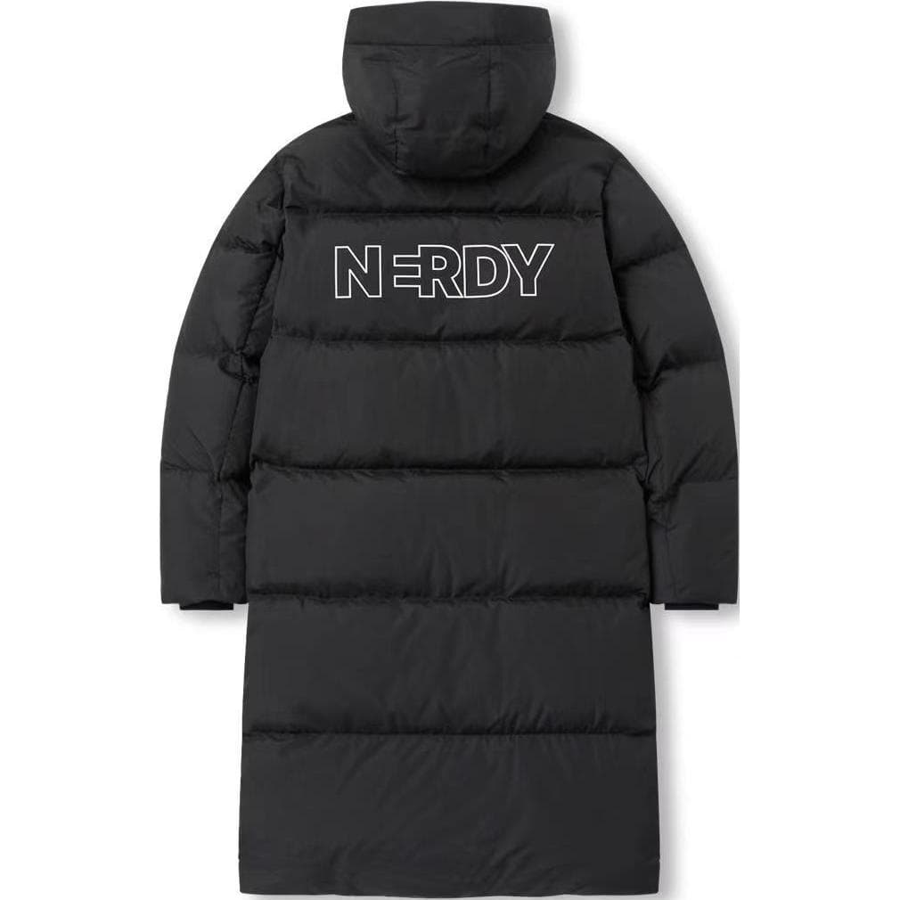 Зимняя куртка Nerdy FW24 Пуховик Корейский стиль Унисекс Черный - изображение 2