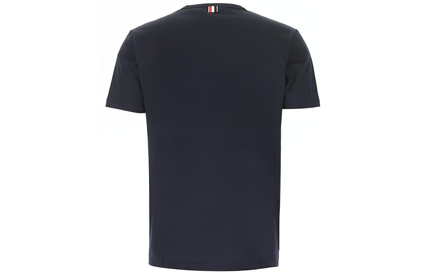 Футболка THOM BROWNE Tricolour accent T-shirt T - изображение 2