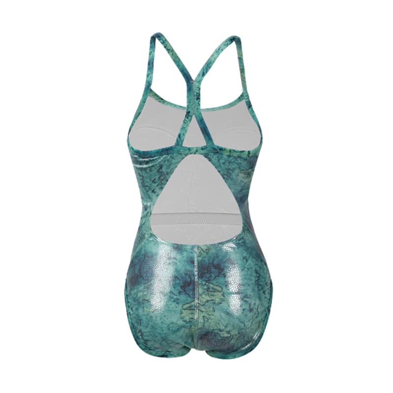 Mizuno One Piece Купальник Женский Зеленый - изображение 2