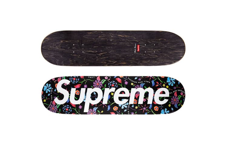 Supreme SS19 Week 0 Airbrushed Floral Skateboard - изображение 2