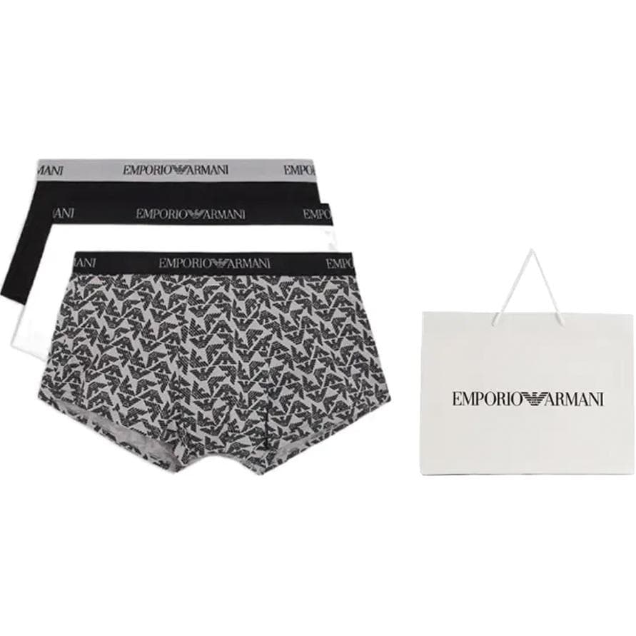 Трусы EMPORIO ARMANI FW22 logo 3 - изображение 2