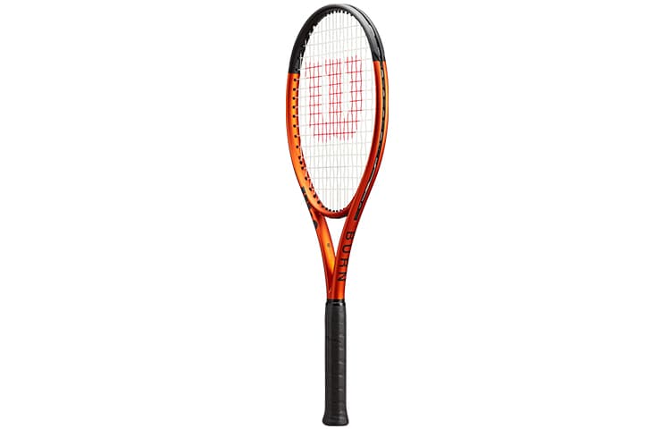Wilson BURN V5 260г Ракетка Вес 100 Квадратных Дюймов Голова Размер Черный Красный Унисекс Теннисные Ракетки - изображение 5