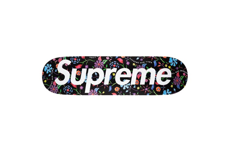 Supreme SS19 Week 0 Airbrushed Floral Skateboard - изображение 4