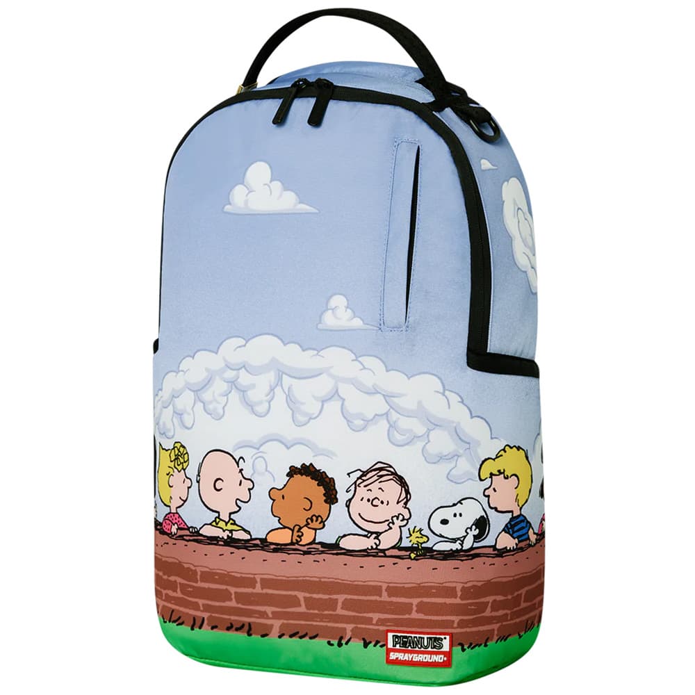 Рюкзак SPRAYGROUND SNOOPY Коллаборация Полиэстер Рюкзак Стандартный (Стандартный) Унисекс Многоцветный - изображение 4
