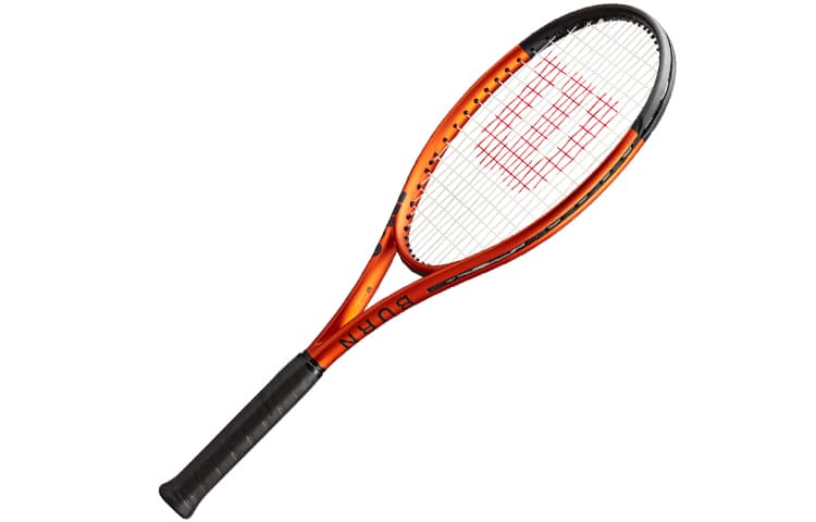 Wilson BURN V5 260г Ракетка Вес 100 Квадратных Дюймов Голова Размер Черный Красный Унисекс Теннисные Ракетки - изображение 4