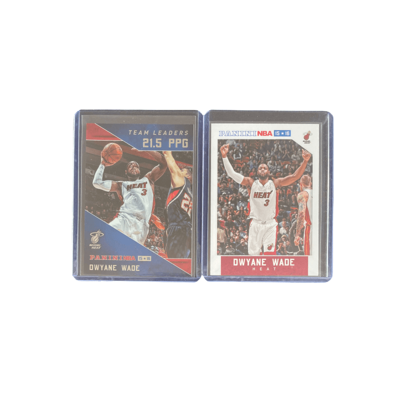 Коллекционные карточки PANINI 2015 Майами Хит Уэйд Автограф-карта Всего 2 шт Условие карты Спортивные карты 2 шт - изображение 1