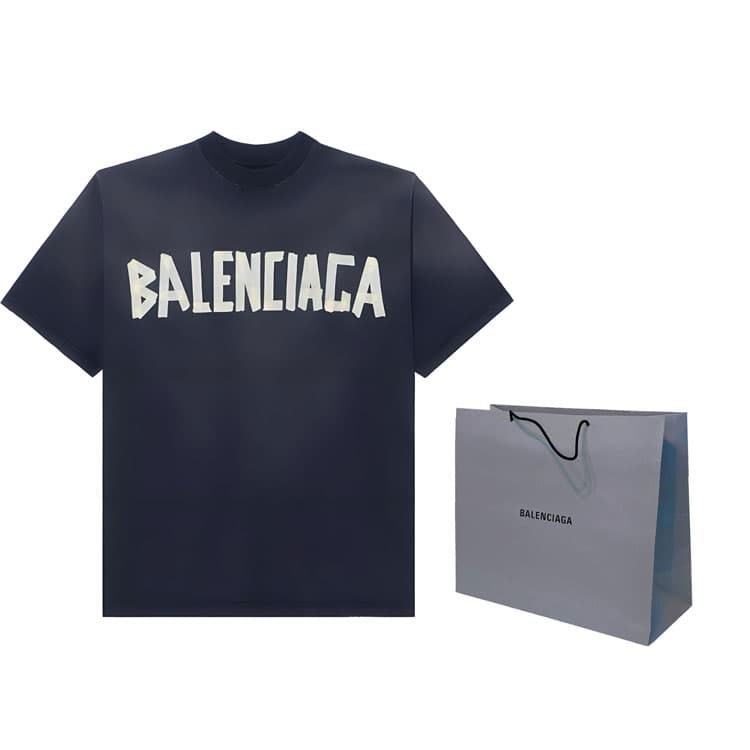 Футболка Balenciaga BB Monogram T-Shirt Black - изображение 3