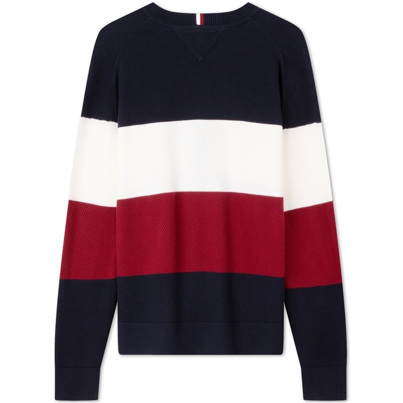 Tommy Hilfiger Трикотаж Мужской Темно-синий Красно-белый - изображение 2