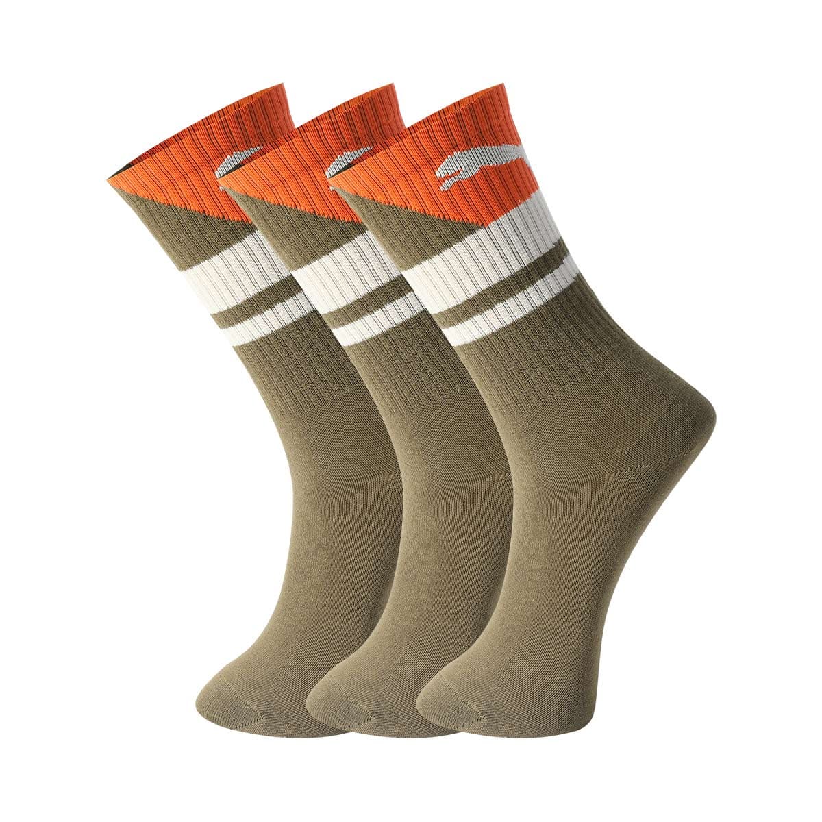Носки PUMA Mid Socks Green 3-Pack - изображение 1