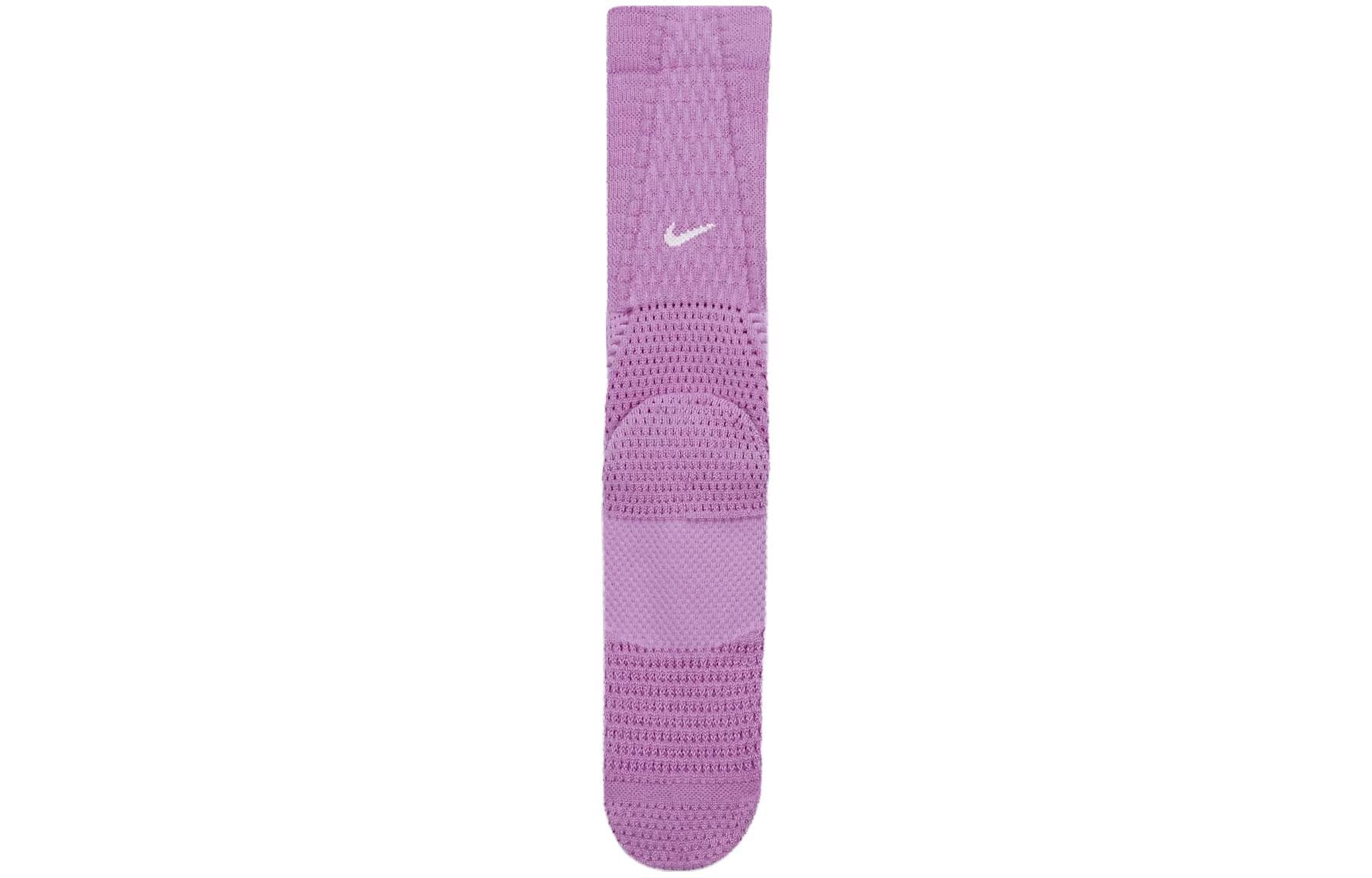 Носки NIKE DRI-FIT 1 упаковка (Темно-фиолетовый красный) Унисекс Носки Crew - изображение 2