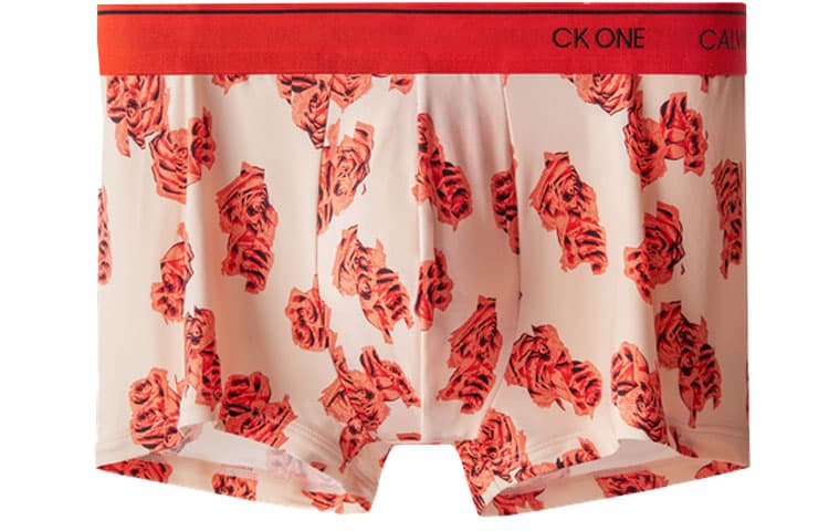 Трусы Calvin Klein Logo Print Boxer Briefs Red - изображение 1