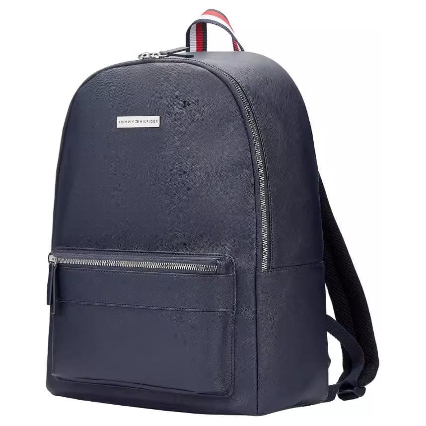 Рюкзак Tommy Hilfiger Рюкзак из искусственной кожи средний мужской темно-морской синий - изображение 2