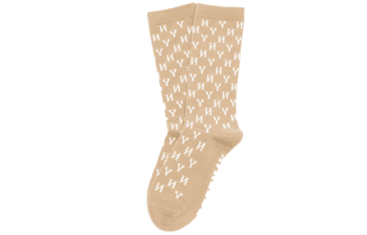 Носки MLB Retro Mid-Calf Socks Khaki - изображение 1