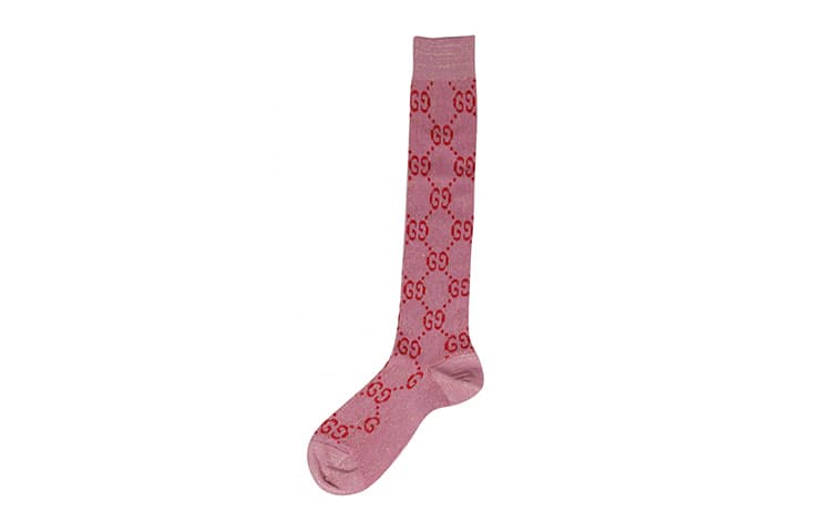 Носки Gucci High Socks Pink - изображение 2