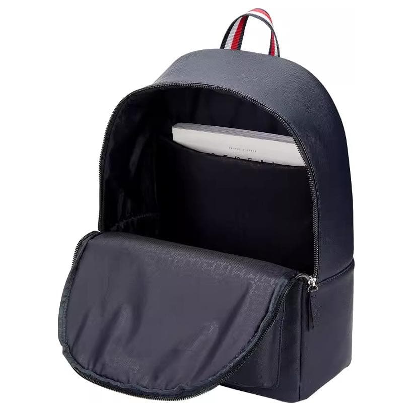 Рюкзак Tommy Hilfiger Рюкзак из искусственной кожи средний мужской темно-морской синий - изображение 4