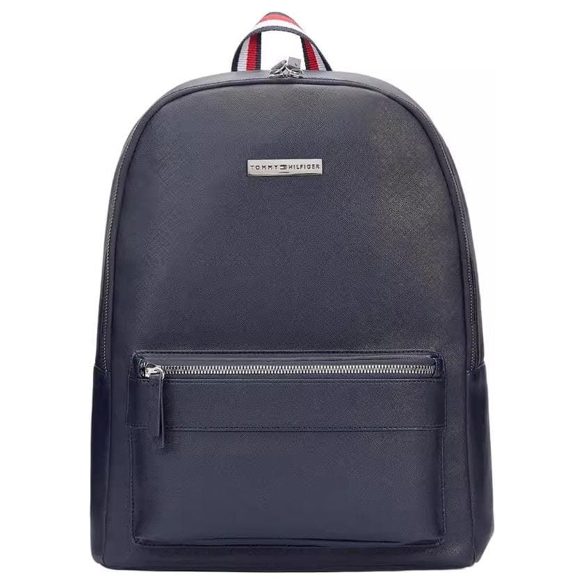 Рюкзак Tommy Hilfiger Рюкзак из искусственной кожи средний мужской темно-морской синий - изображение 1