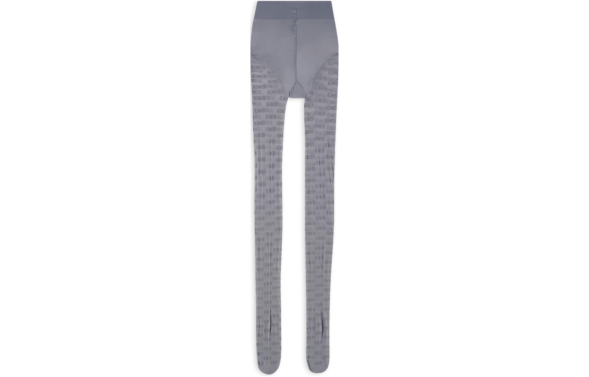Balenciaga FW22 Logo Tights Grey - изображение 2