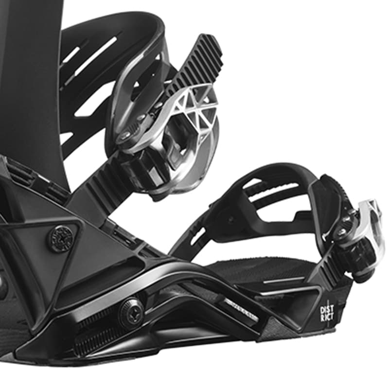 SALOMON 22 23 District BLK Сноуборд Крепления Черные - изображение 6