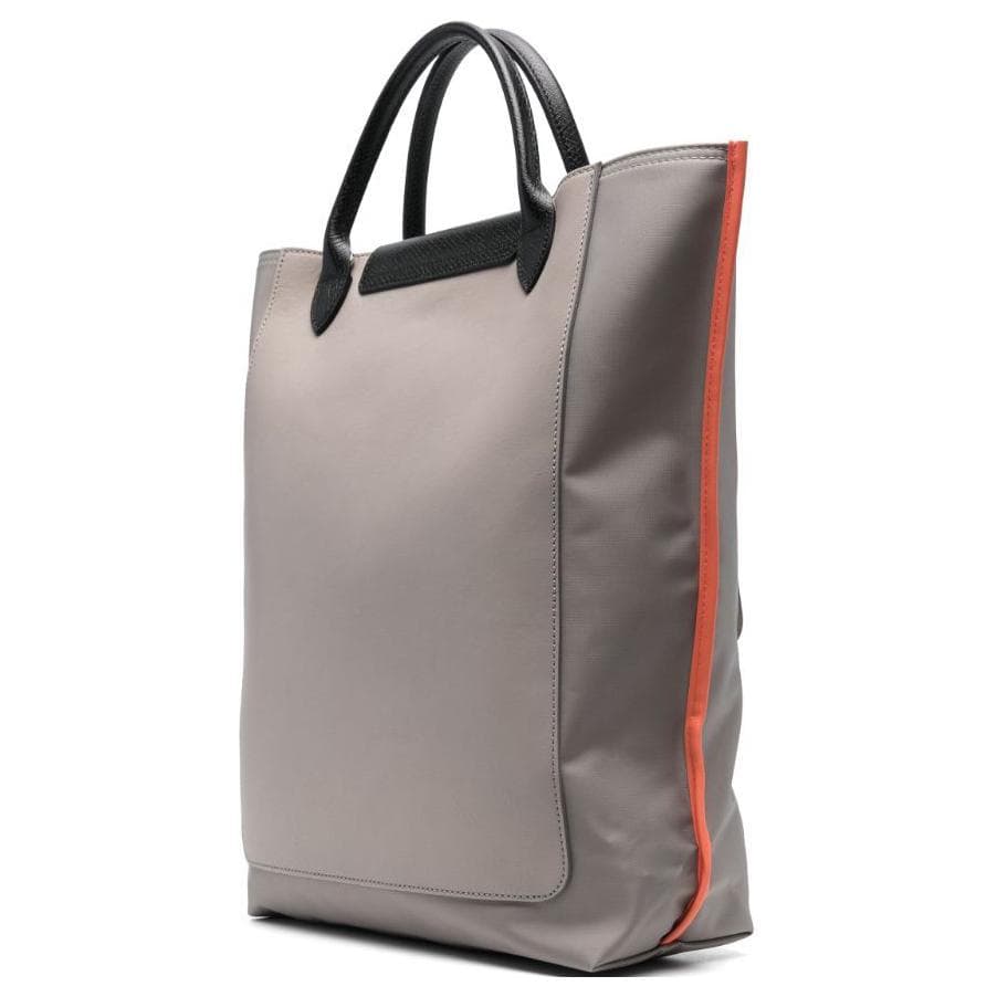 Сумка LONGCHAMP Полиамидная сумка-тоут сумка для покупок средняя сумка женская глиняный серый светло-оранжевый и черный - изображение 2