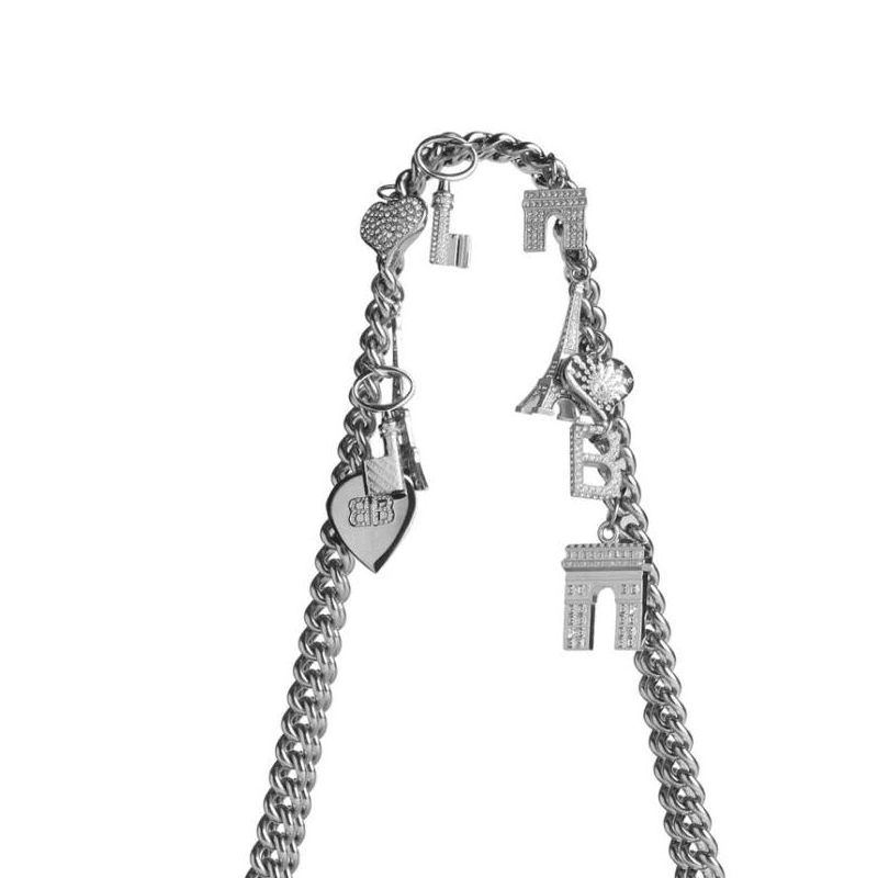Мини-сумка Balenciaga Crush Silver - изображение 4